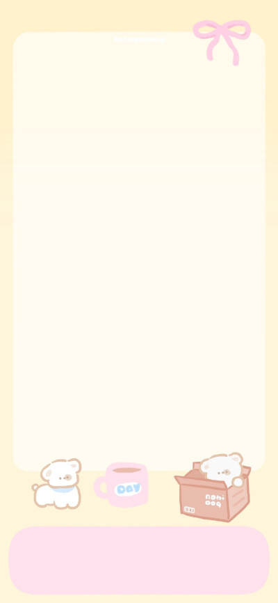 奶油小狗小猫壁纸 画师：菠萝果酱儿
#可爱壁纸##手机壁纸##套图壁纸##小清新#
