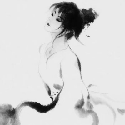 黑白动漫头像
推荐音乐：running up that hill