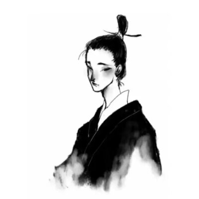 黑白动漫头像
推荐音乐：running up that hill