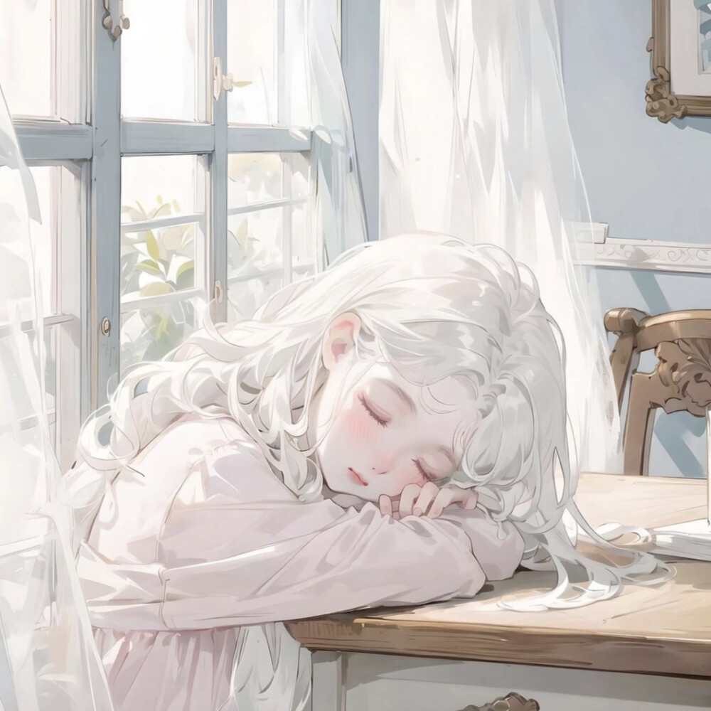 闺蜜女头 白发系列