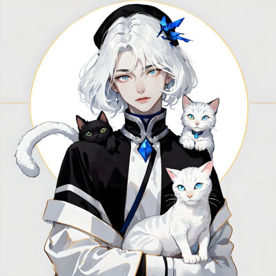 白色猫猫