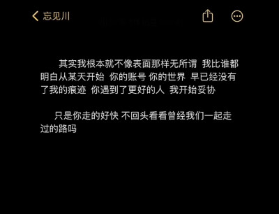 你我之间山南水北人来人往 这一路花开花落 但我无法释怀