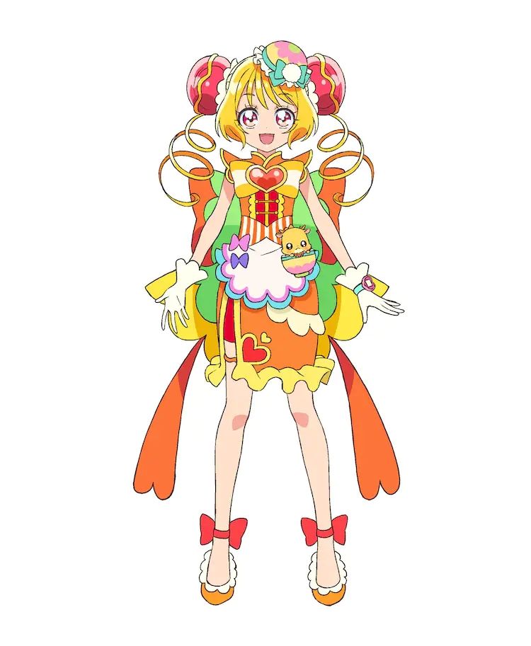 华满兰
Cure Yum-Yum（美味天使）
变身咒语：Precure! Delicious 干杯!
变身口号：亮晶晶的面条，迸发筋道热情! Cure Yum-Yum!