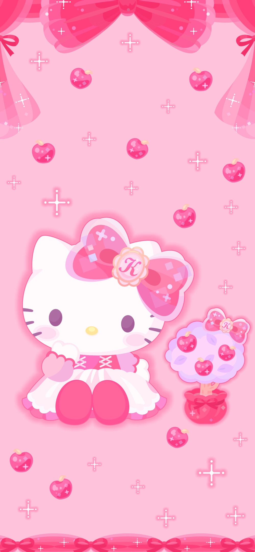 HelloKitty背景图 壁纸