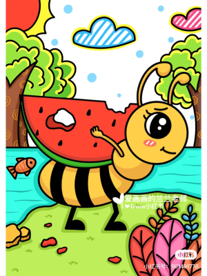 幼师考编儿童画