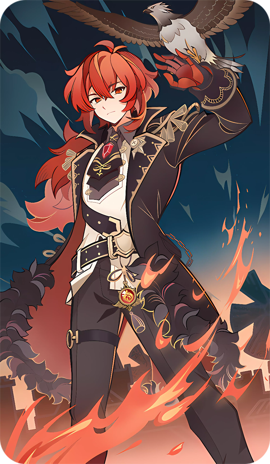 迪卢克流火焦灼