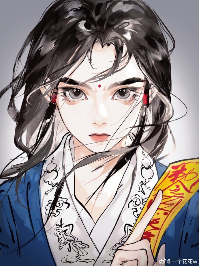 画师：一只花花w
#插画分享#