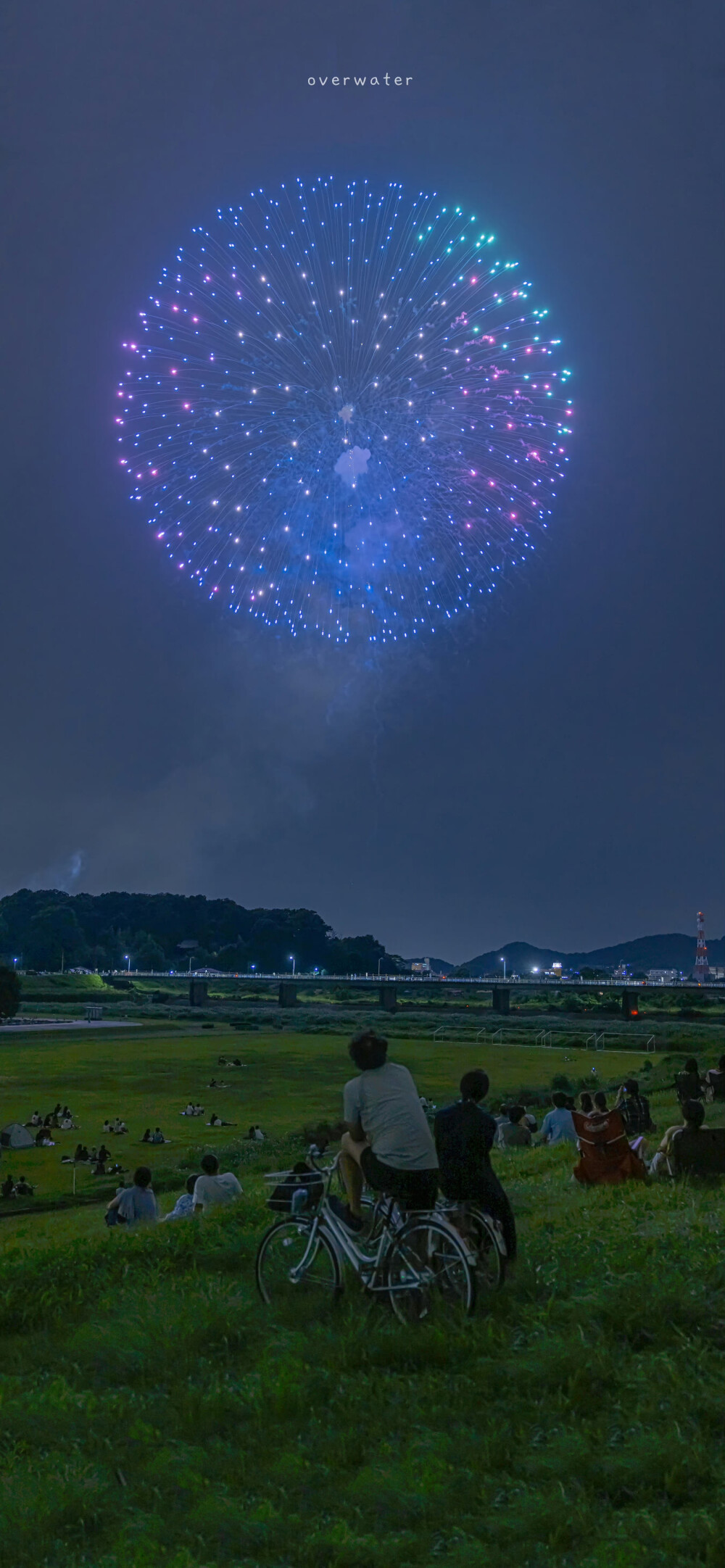 烟花 大海