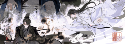 #海棠微雨共归途##二哈和他的白猫师尊# ​​​
by：墙头儿儿