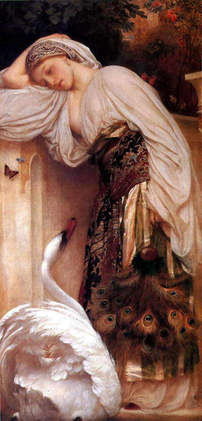 英国艺术家弗雷德里克·莱顿，又译洛德·莱顿（Frederic Leighton，1830~1896）绘画作品欣赏。