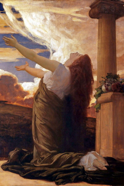 英国艺术家弗雷德里克·莱顿，又译洛德·莱顿（Frederic Leighton，1830~1896）绘画作品欣赏。