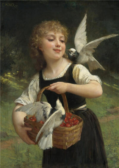 埃米尔·穆尼尔（Emile Munier）绘画作品