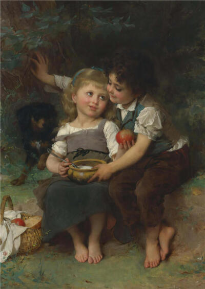 埃米尔·穆尼尔（Emile Munier）绘画作品