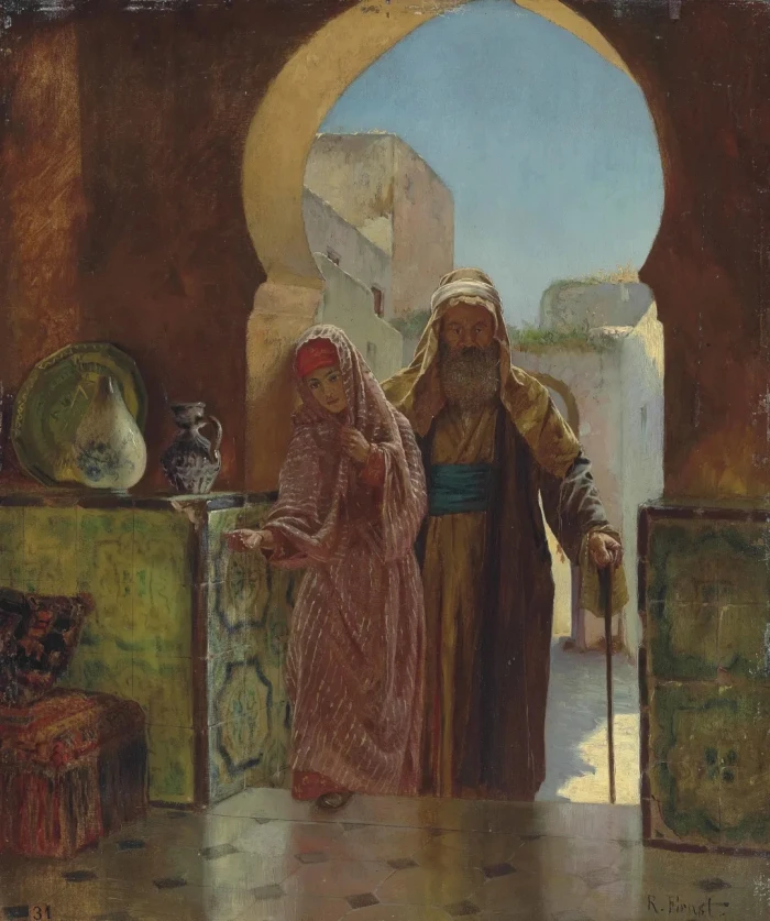 艺术家鲁道夫·恩斯特Rudolf Ernst (Austrian, 1854-1932) 绘画作品欣赏。
