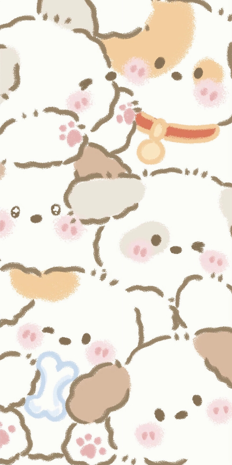 软萌小动物平铺壁纸
画师：青蓝科技