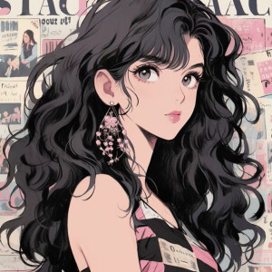 港风旧漫女头 粉底 - 高清图片,堆糖,美图壁纸兴趣社区