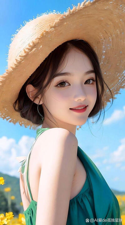 手绘美女