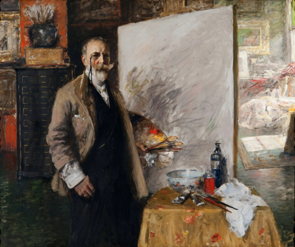 美国艺术家威廉·梅里特·切斯（William Merritt Chase）绘画作品欣赏。
