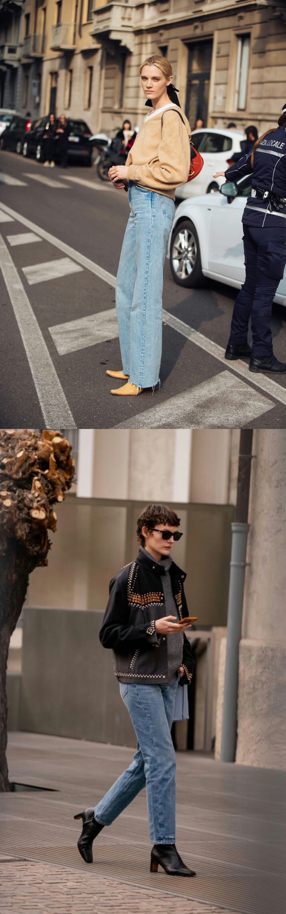 欧美街拍 模特街拍 street style