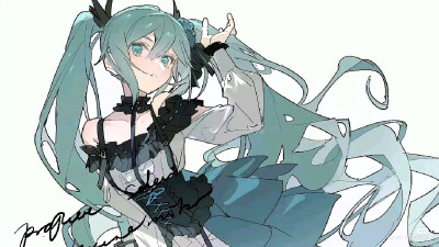 画师 twi Zhibujiloom 初音未来