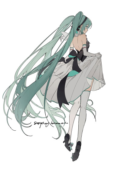 画师 twi Zhibujiloom 初音未来