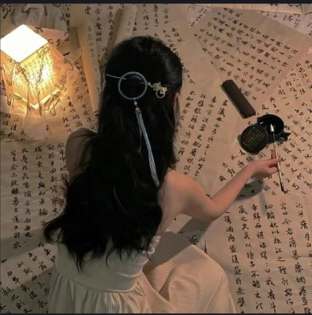 挑战分享一下相册里的头像（书法姐姐系）♍️