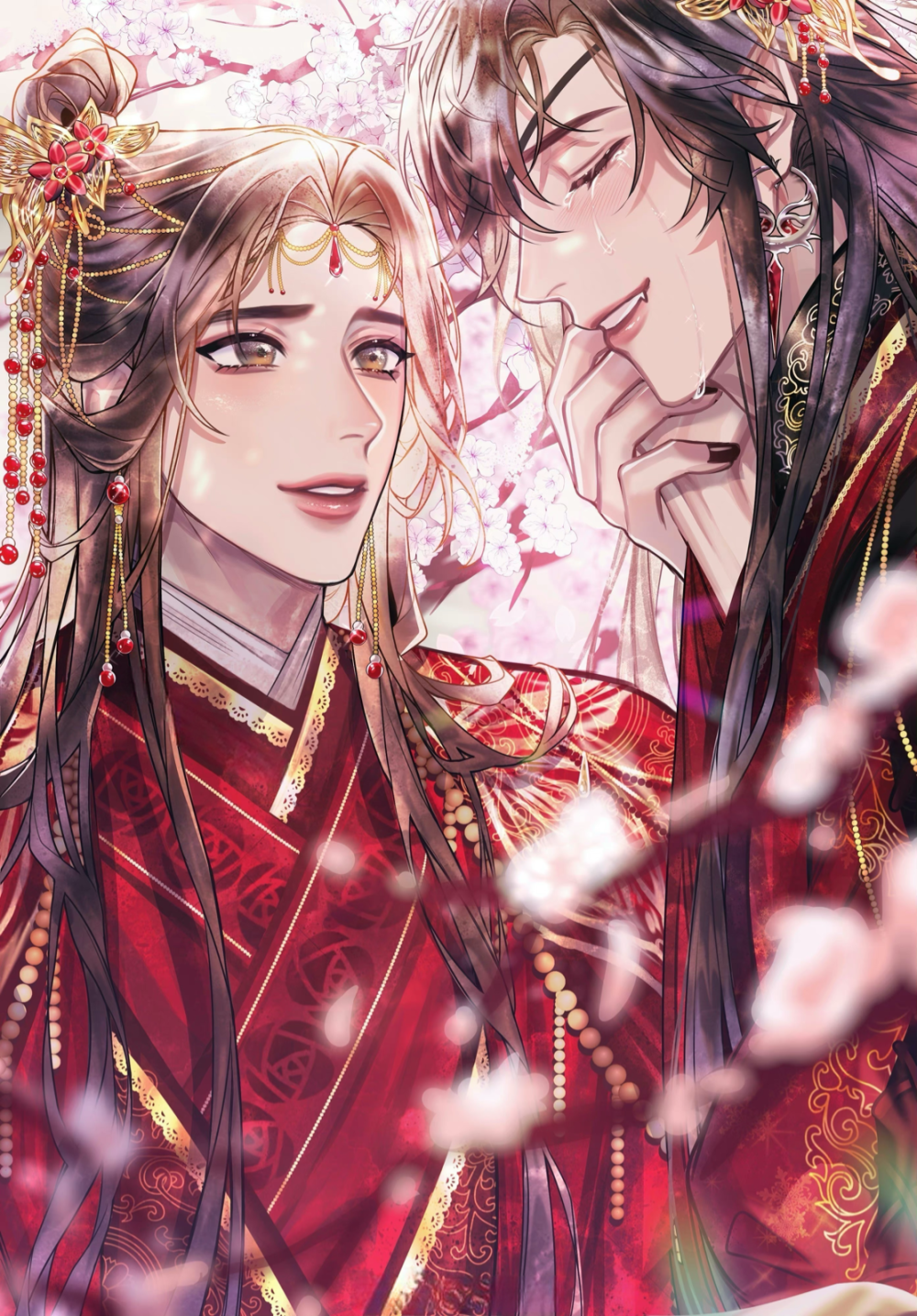 #天官赐福##花怜#
金枝玉叶的贵人如今被他娶到了。
推：katzianxero 