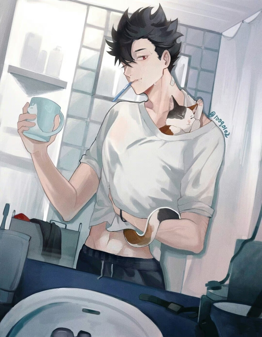 排球少年–黑尾铁朗
by：旅鳥