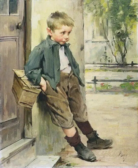 法国艺术家，亨利·朱里斯·让·乔弗里（Henry-Jules-Jean Geoffroy，1853-1924）绘画作品欣赏。