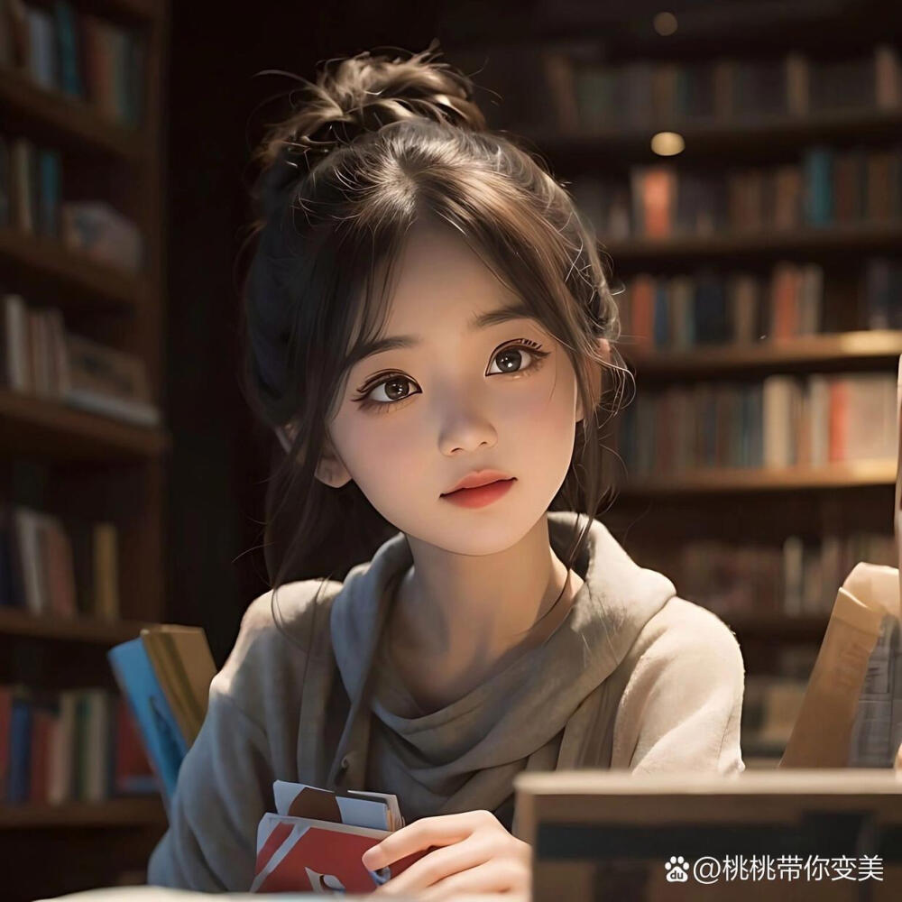 手绘美女