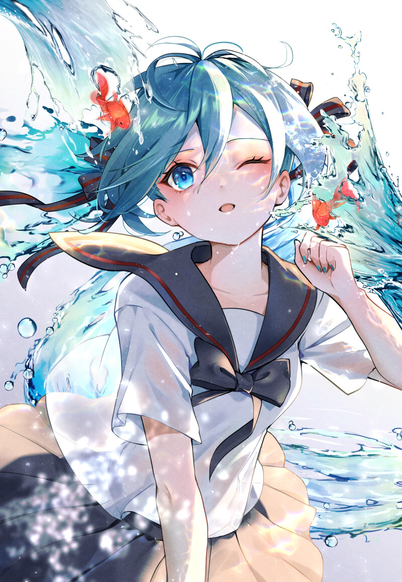 初音未来
画师：きゃしー