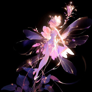紫兰花精灵——爱情的眼泪 ​