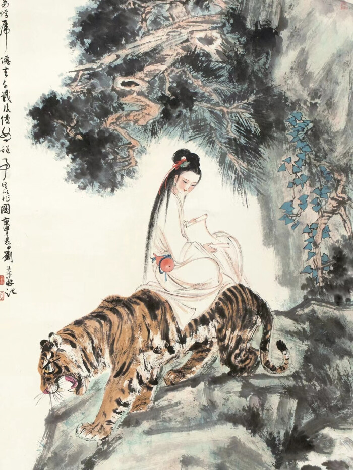 古典美人国画工笔仕女神话故事民间传说历史典故民俗民间工艺诗词典故