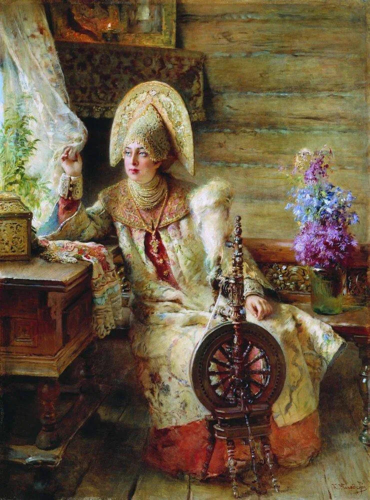 俄罗斯艺术家‍康斯坦丁·马科夫斯基Konstantin Makovsky (1839-1915) ​​​绘画作品欣赏。