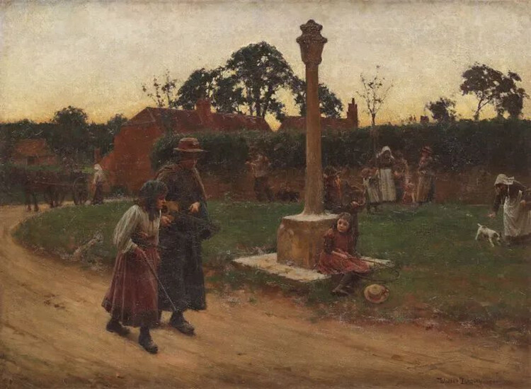 英国艺术家瓦尔特·兰利(Walter Langley)绘画作品欣赏。