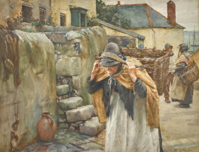 英国艺术家瓦尔特·兰利(Walter Langley)绘画作品欣赏。