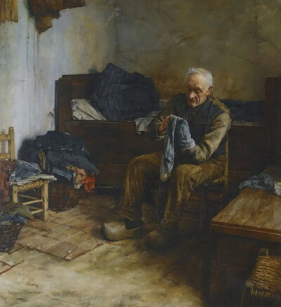 英国艺术家瓦尔特·兰利(Walter Langley)绘画作品欣赏。