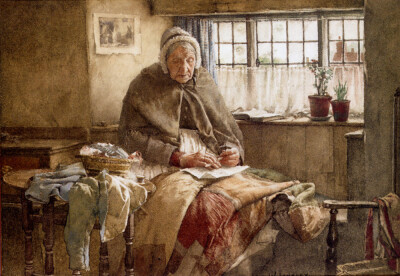 英国艺术家瓦尔特·兰利(Walter Langley)绘画作品欣赏。