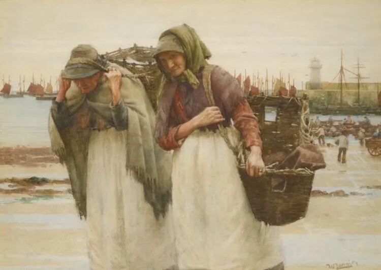 英国艺术家瓦尔特·兰利(Walter Langley)绘画作品欣赏。