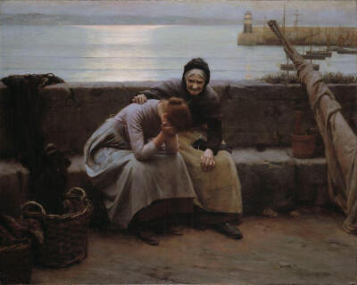 英国艺术家瓦尔特·兰利(Walter Langley)绘画作品欣赏。