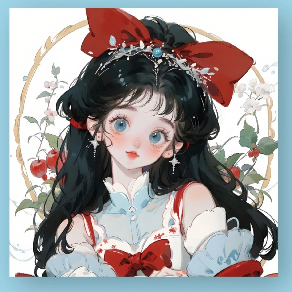 卡通动漫情头白雪公主