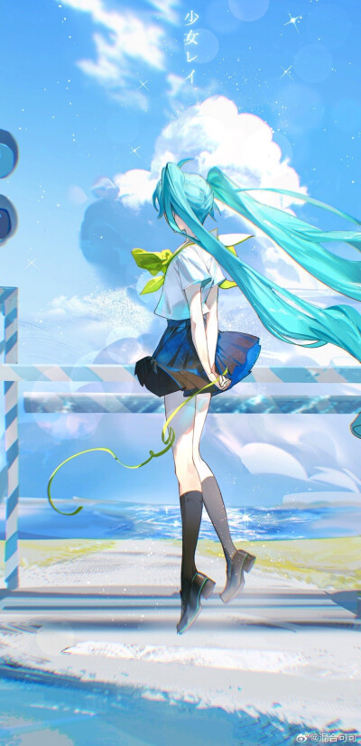 Miku｜初音未来 插画壁纸
画师：混合可可