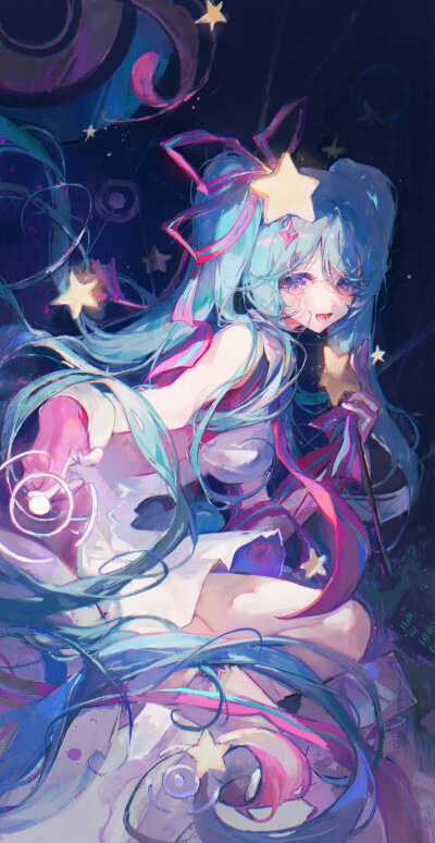 抹茶老师笔下的初音未来Miku
#插画分享#