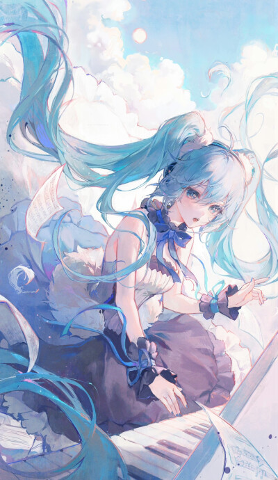 抹茶老师笔下的初音未来Miku
#插画分享#