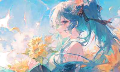 抹茶老师笔下的初音未来Miku
#插画分享#