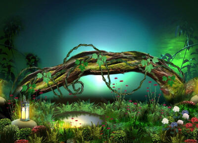 哥特风魔幻背景