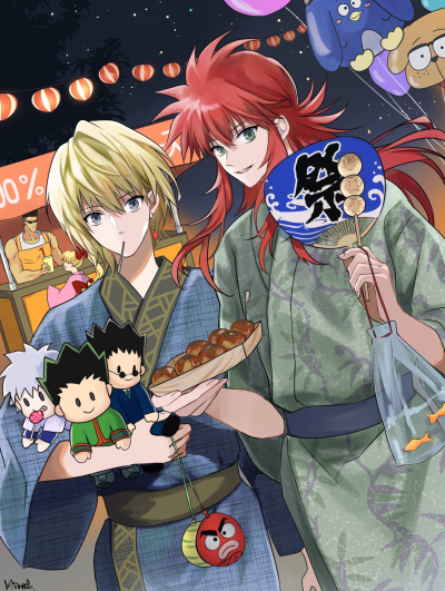 
#全职猎人##幽游白书# 两大颜值担当
【X.minato_x3710】 ​​​