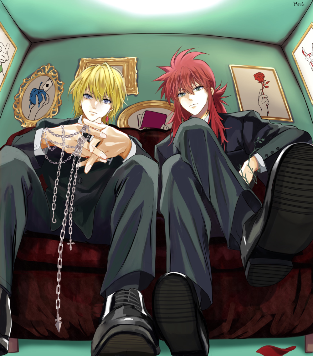 
#全职猎人##幽游白书# 两大颜值担当
【X.minato_x3710】 ​​​