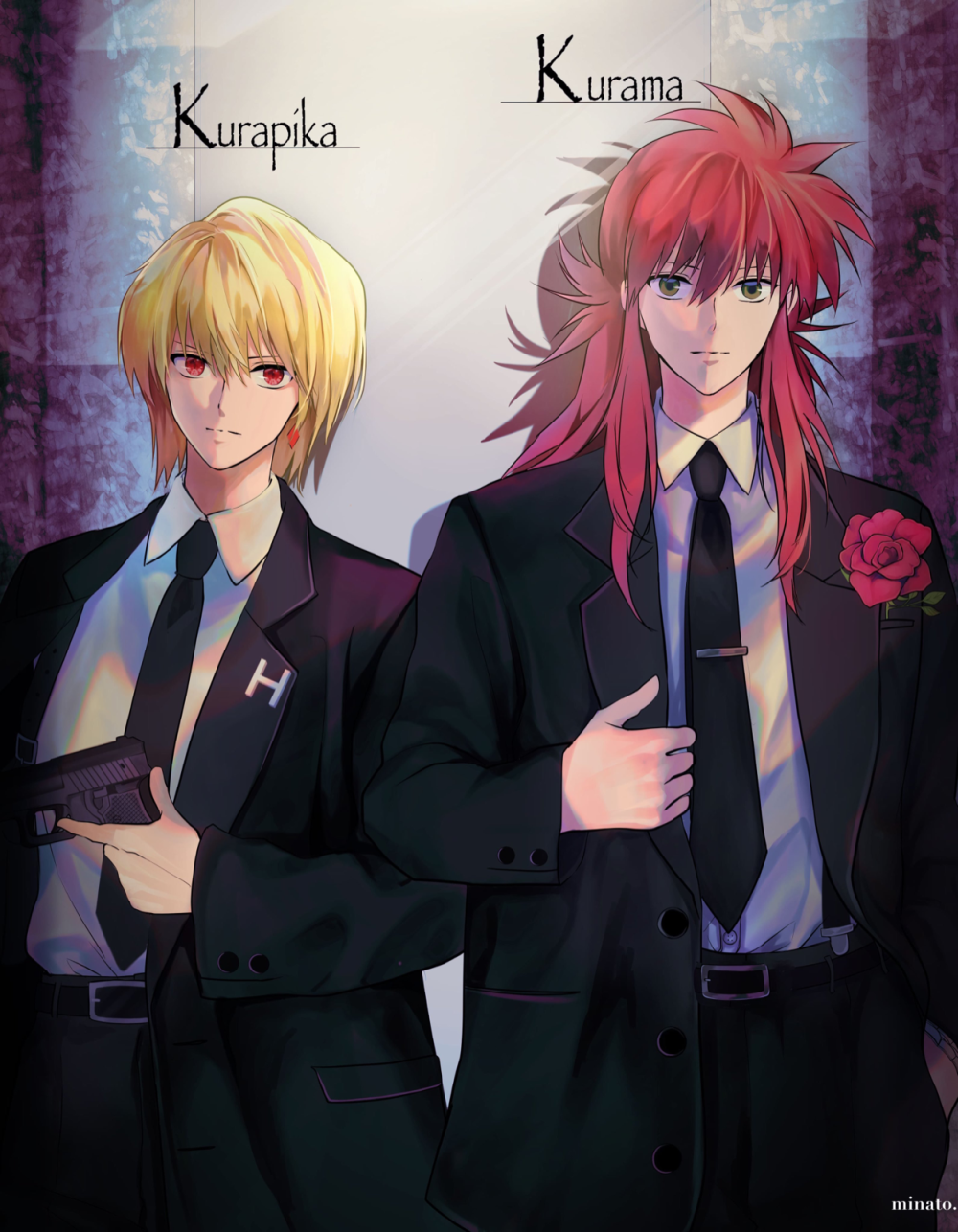 
#全职猎人##幽游白书# 两大颜值担当
【X.minato_x3710】 ​​​