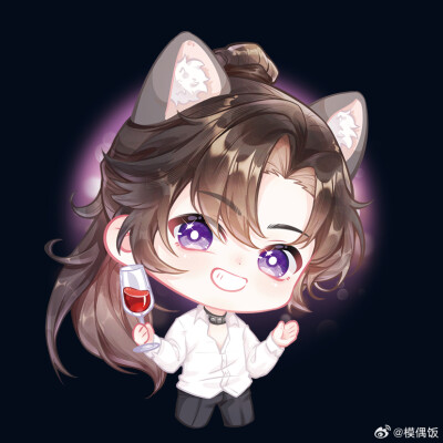 二哈和他的白猫师尊Q版